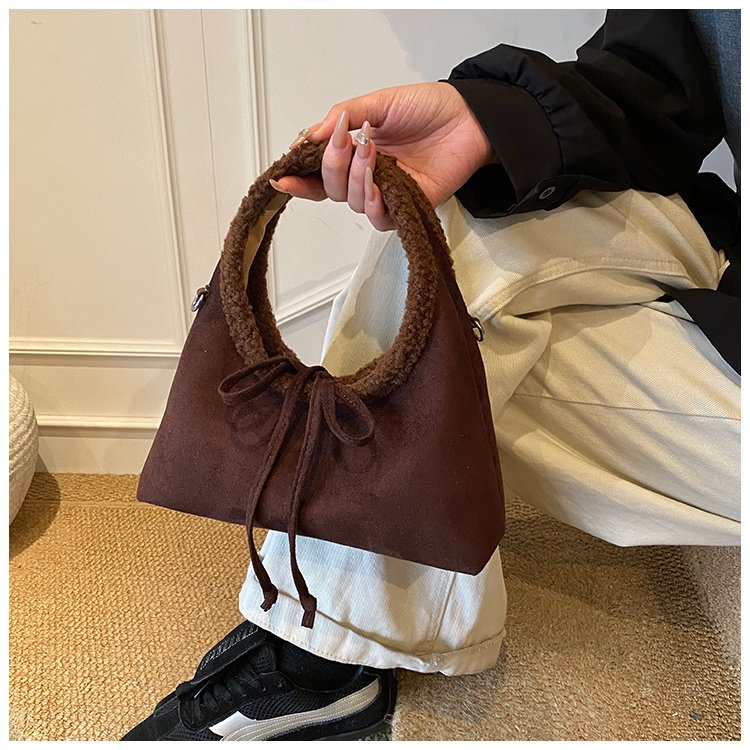 Women's PU Leather Ring Handle Handbag detail 17