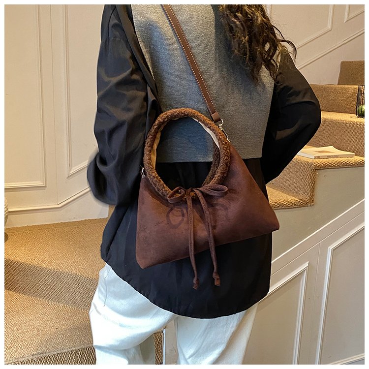 Women's PU Leather Ring Handle Handbag detail 20