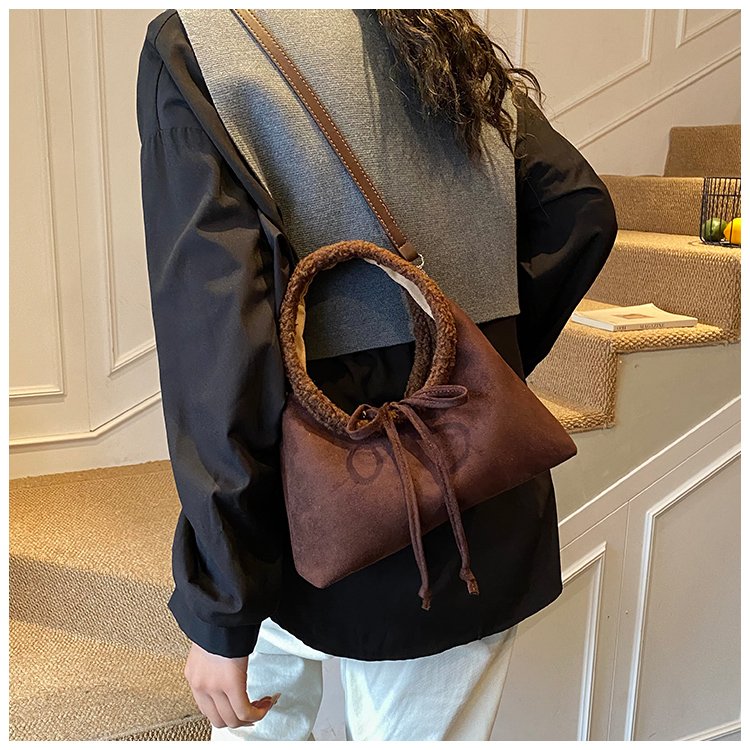 Women's PU Leather Ring Handle Handbag detail 21