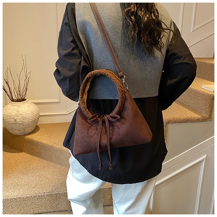 Women's PU Leather Ring Handle Handbag detail 22