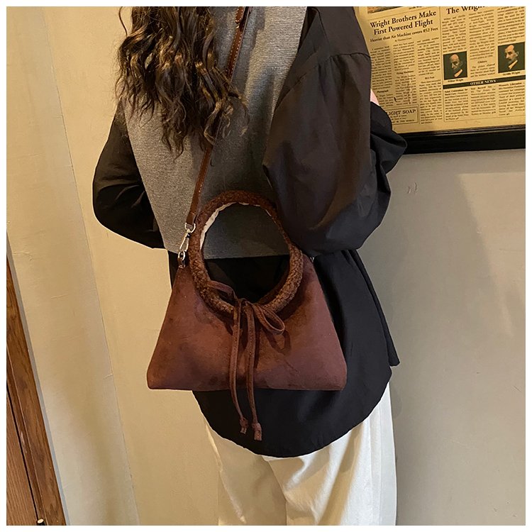 Women's PU Leather Ring Handle Handbag detail 24