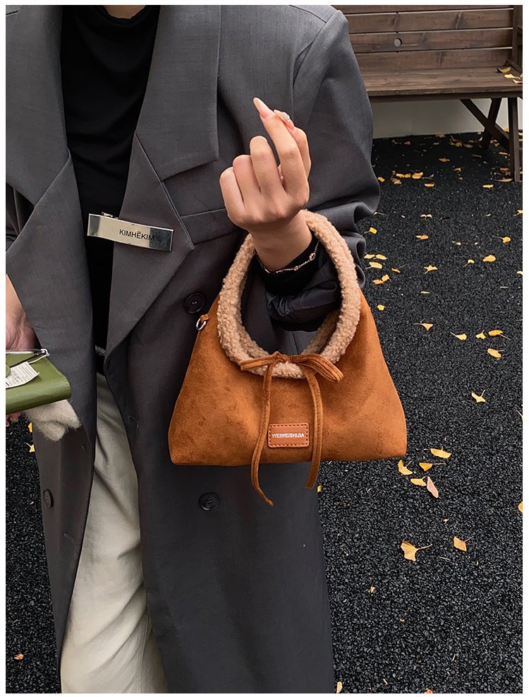 Women's PU Leather Ring Handle Handbag detail 34