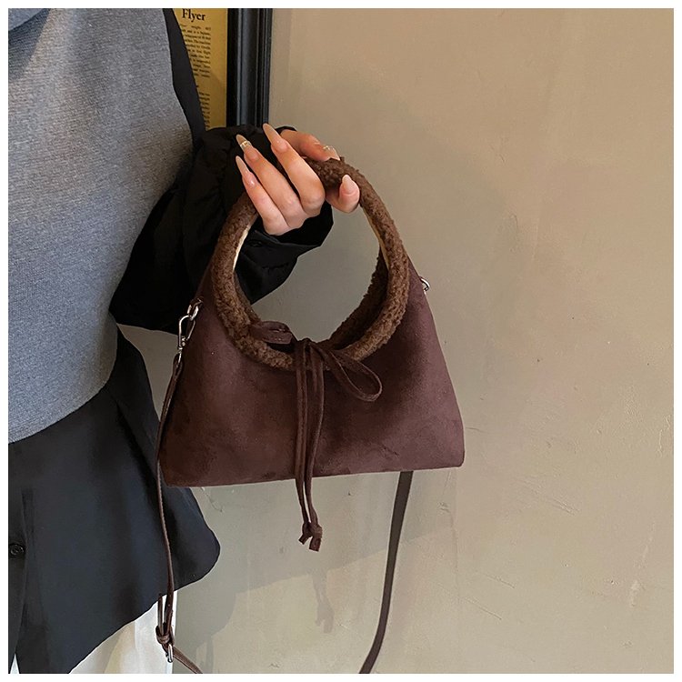 Women's PU Leather Ring Handle Handbag detail 35