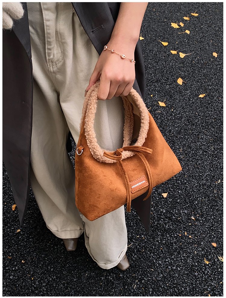 Women's PU Leather Ring Handle Handbag detail 38