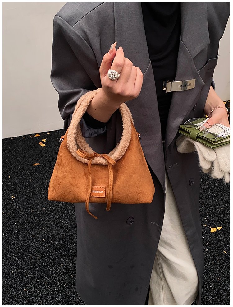 Women's PU Leather Ring Handle Handbag detail 40