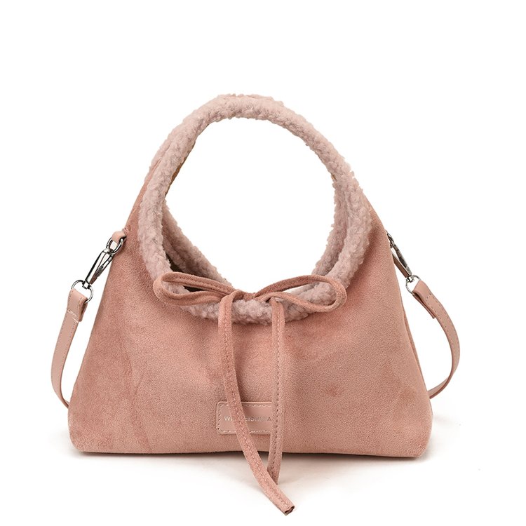 Women's PU Leather Ring Handle Handbag view 3