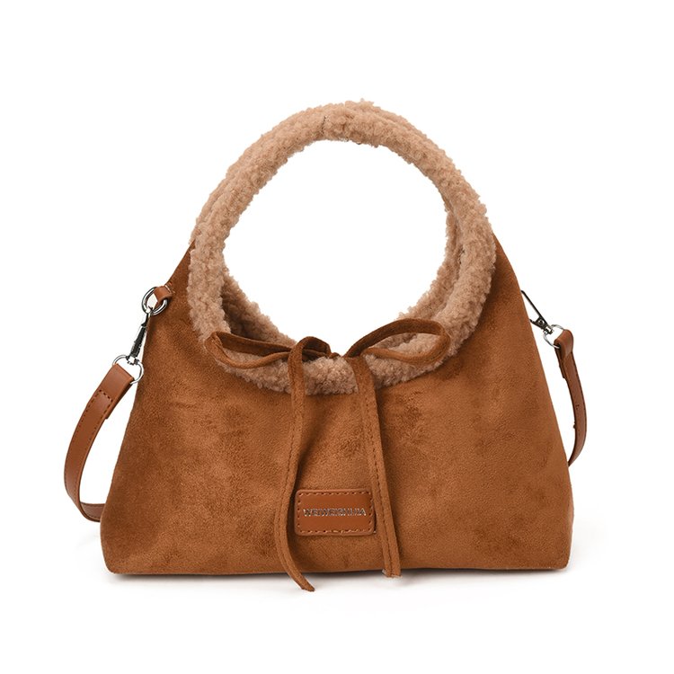 Women's PU Leather Ring Handle Handbag view 1