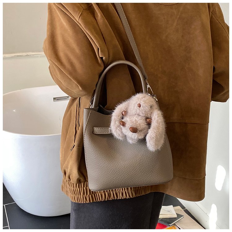 Women's PU Leather Rounded Top Handle Crossbody Bag detail 23