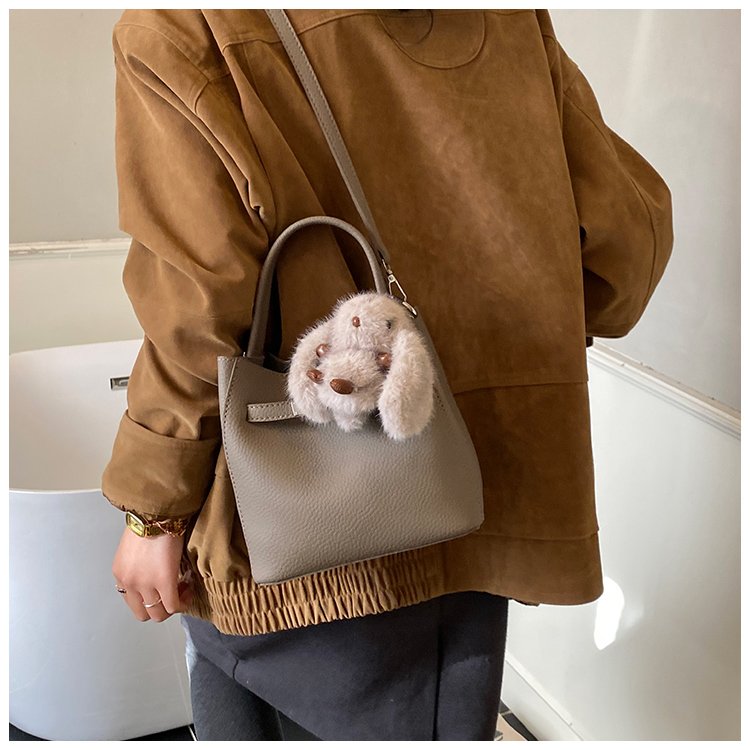 Women's PU Leather Rounded Top Handle Crossbody Bag detail 25