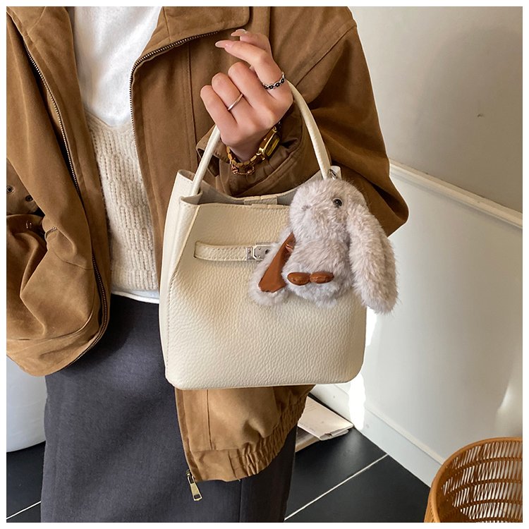 Women's PU Leather Rounded Top Handle Crossbody Bag detail 27