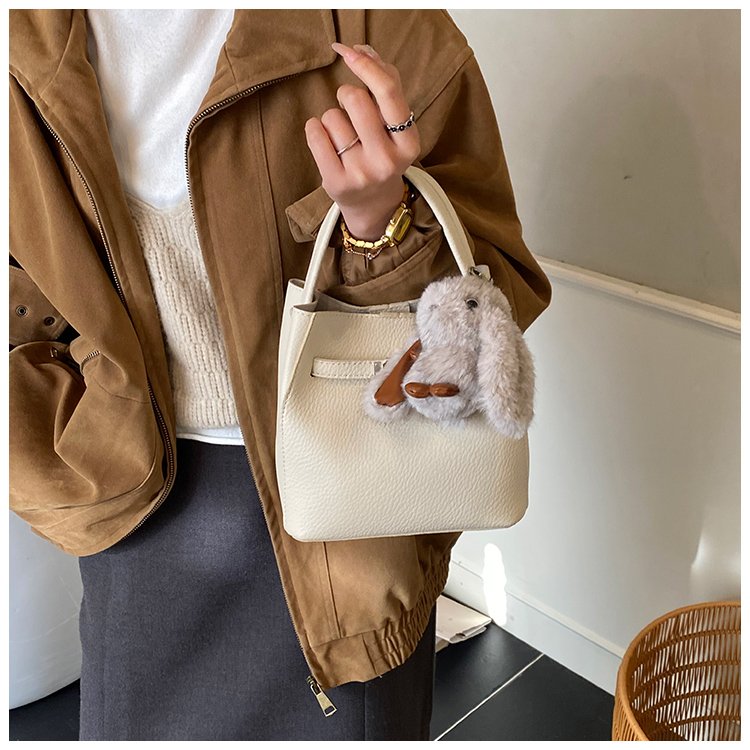 Women's PU Leather Rounded Top Handle Crossbody Bag detail 28