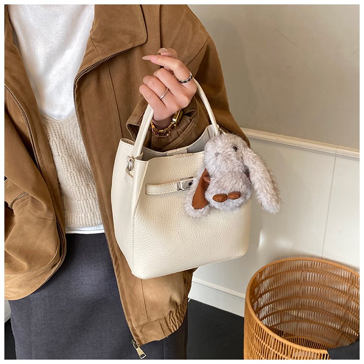 Women's PU Leather Rounded Top Handle Crossbody Bag detail 29