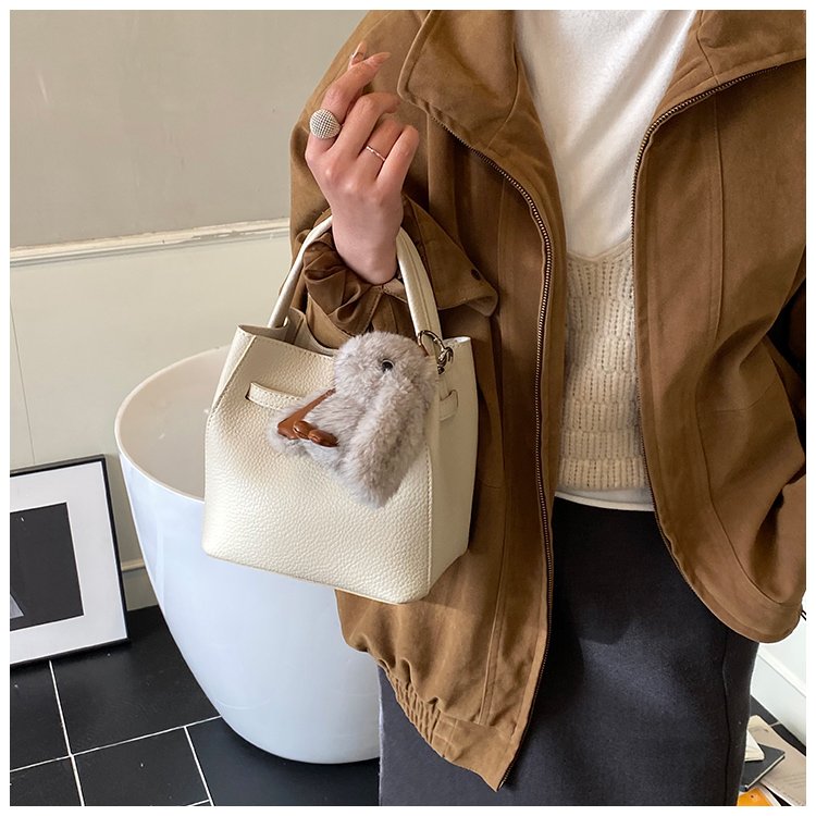 Women's PU Leather Rounded Top Handle Crossbody Bag detail 31