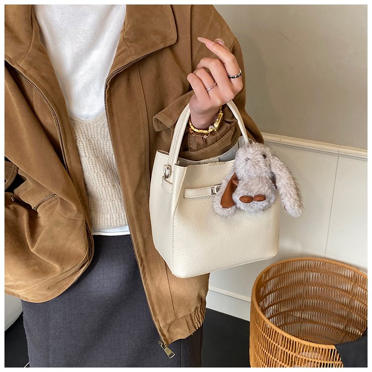 Women's PU Leather Rounded Top Handle Crossbody Bag detail 32