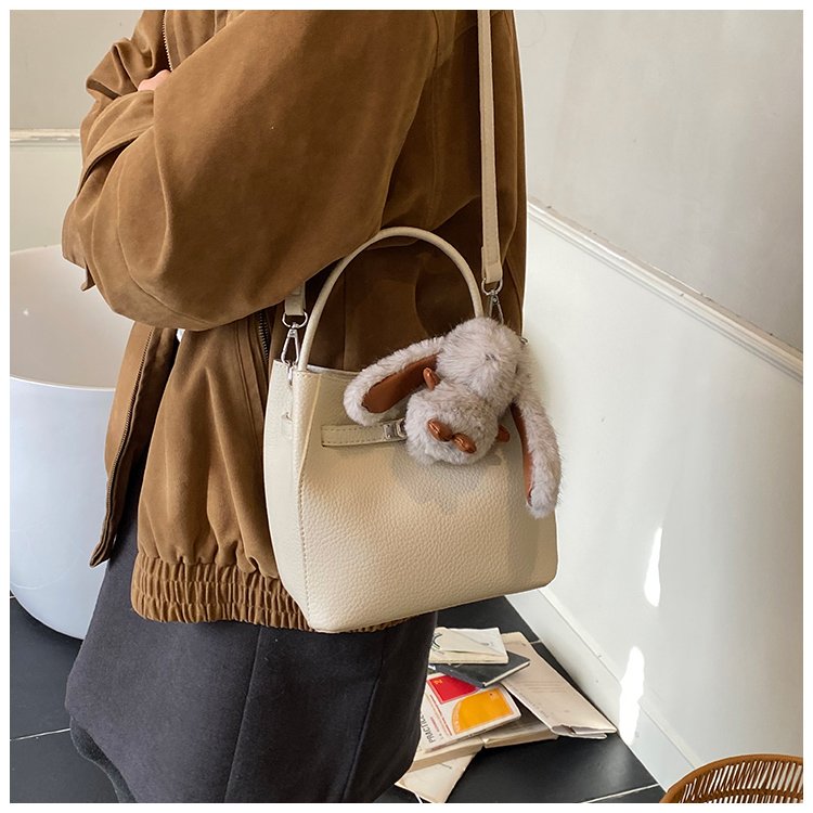 Women's PU Leather Rounded Top Handle Crossbody Bag detail 33