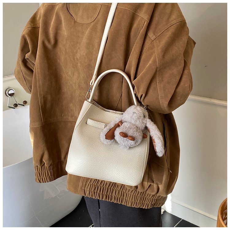 Women's PU Leather Rounded Top Handle Crossbody Bag detail 39
