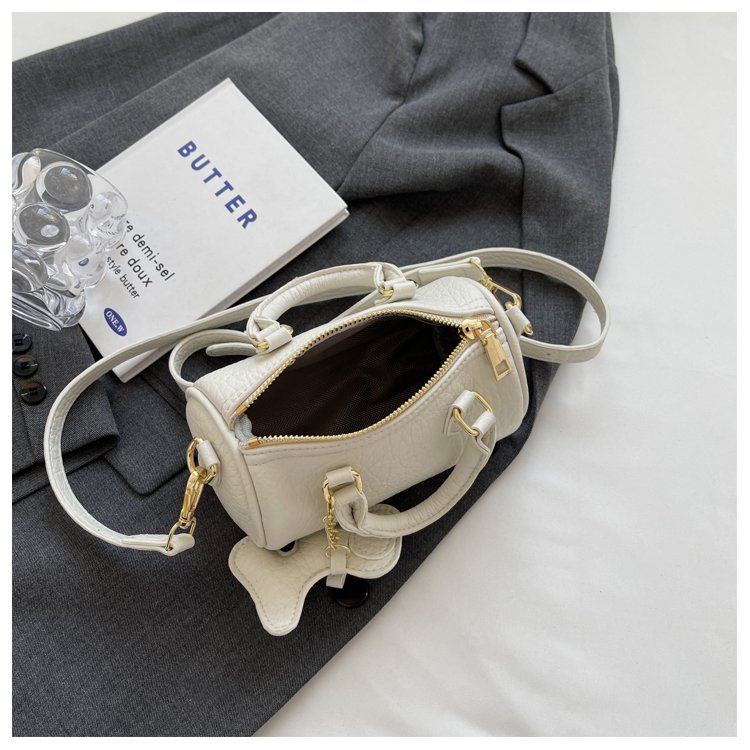 Women's PU Leather Rounded Top Handle Shoulder Bag detail 33