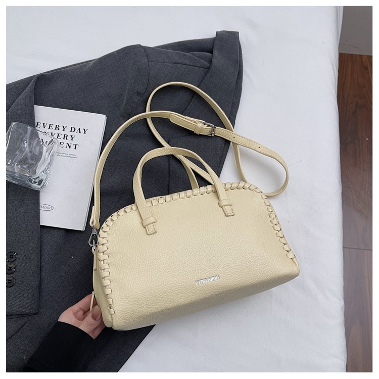Women's PU Leather Ruched Mini Barrel Bag detail 31