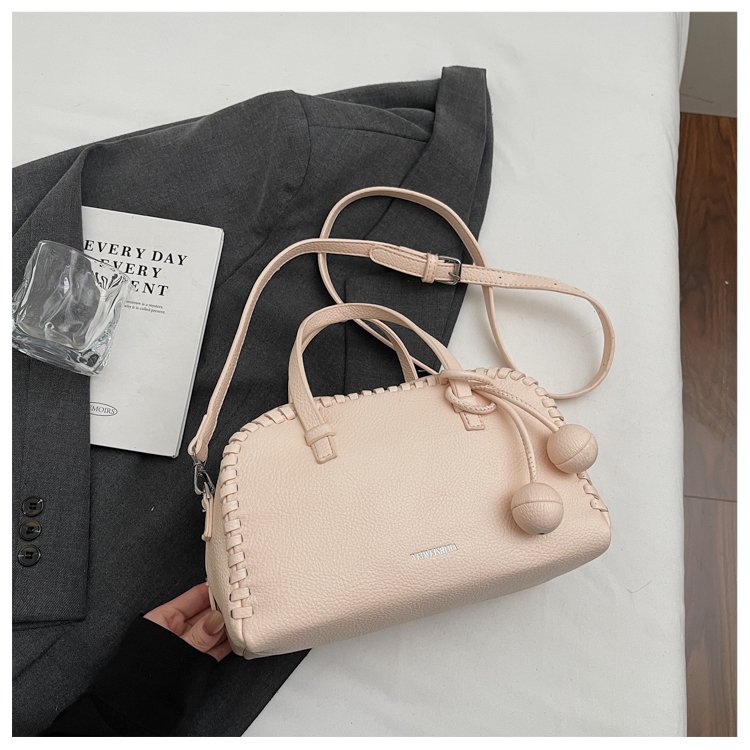 Women's PU Leather Ruched Mini Barrel Bag detail 33