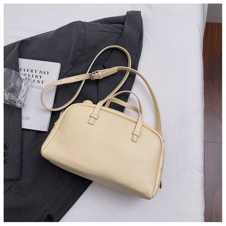 Women's PU Leather Ruched Mini Barrel Bag detail 36