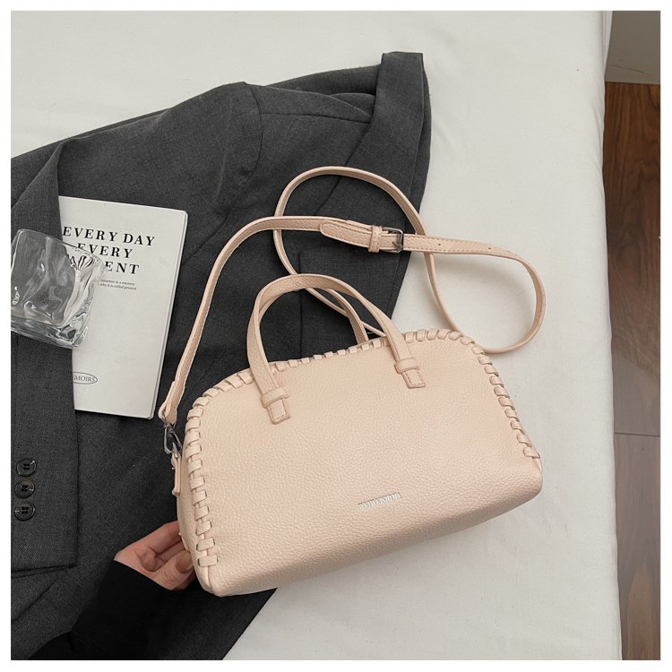 Women's PU Leather Ruched Mini Barrel Bag detail 39