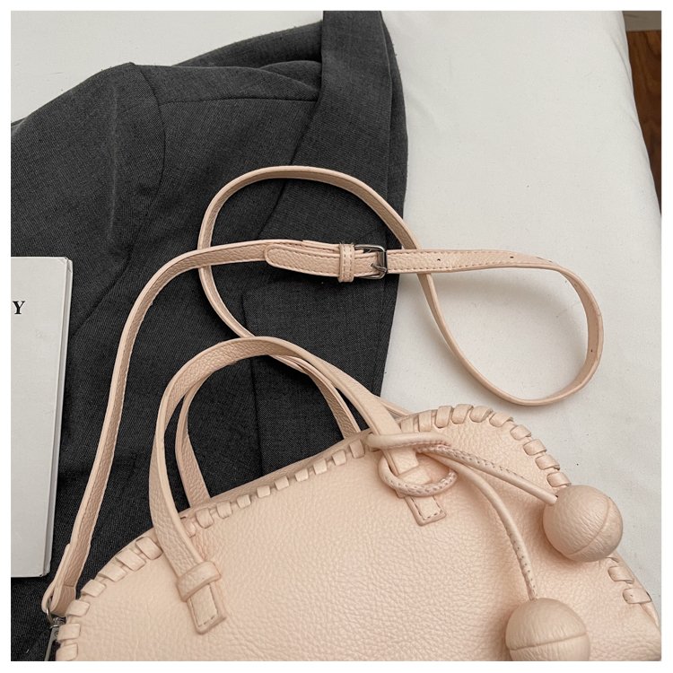 Women's PU Leather Ruched Mini Barrel Bag detail 40