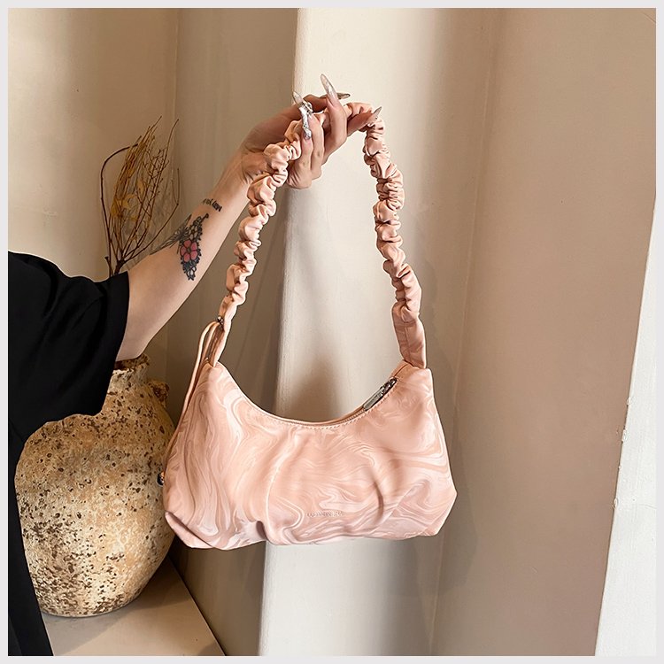 Women's PU Leather Ruched Shoulder Bag detail 13
