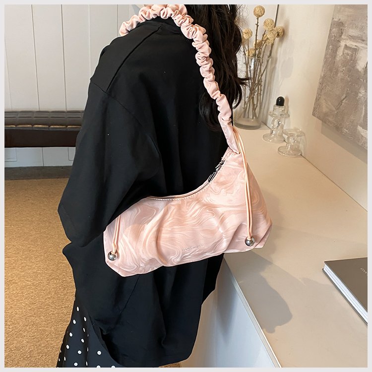 Women's PU Leather Ruched Shoulder Bag detail 22