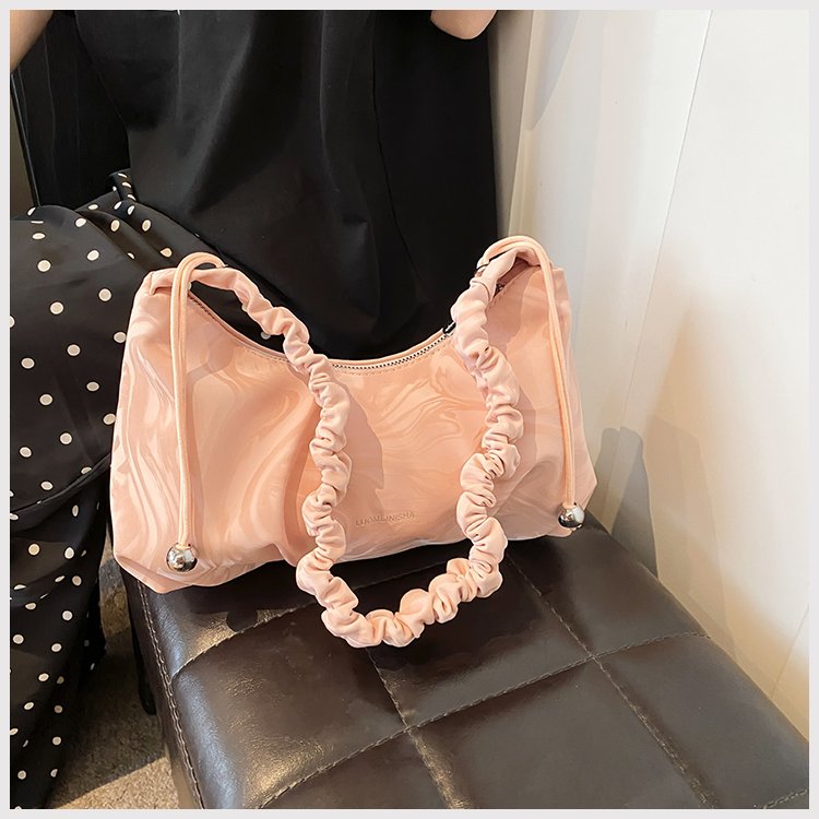 Women's PU Leather Ruched Shoulder Bag detail 35