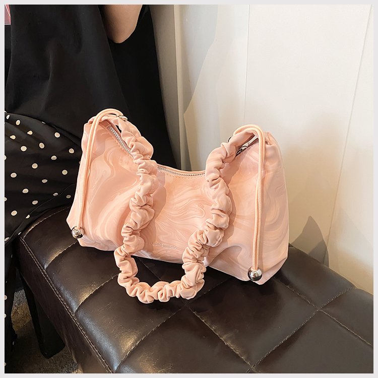 Women's PU Leather Ruched Shoulder Bag detail 36
