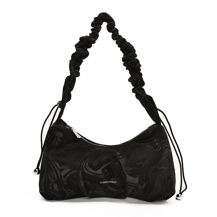 Women's PU Leather Ruched Shoulder Bag view 5
