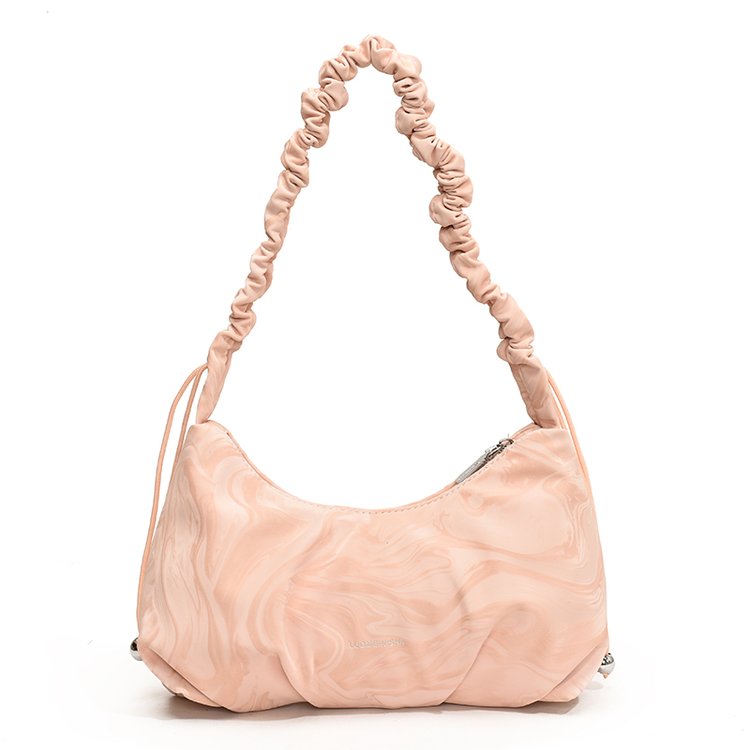 Women's PU Leather Ruched Shoulder Bag view 1