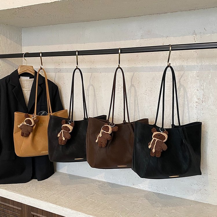 Women's PU Leather Soft Bucket Bag view 2