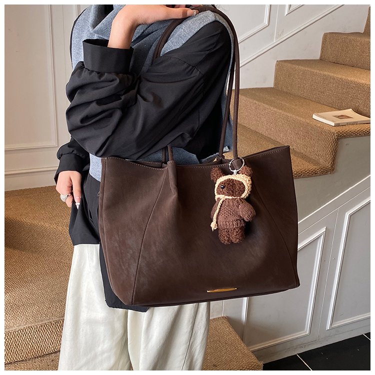 Women's PU Leather Soft Bucket Bag detail 14