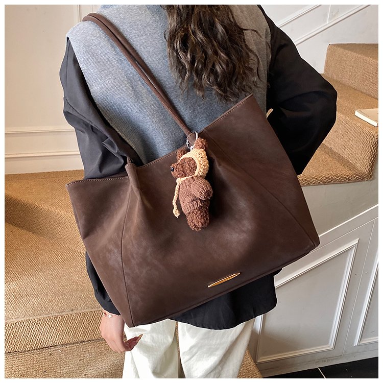 Women's PU Leather Soft Bucket Bag detail 16