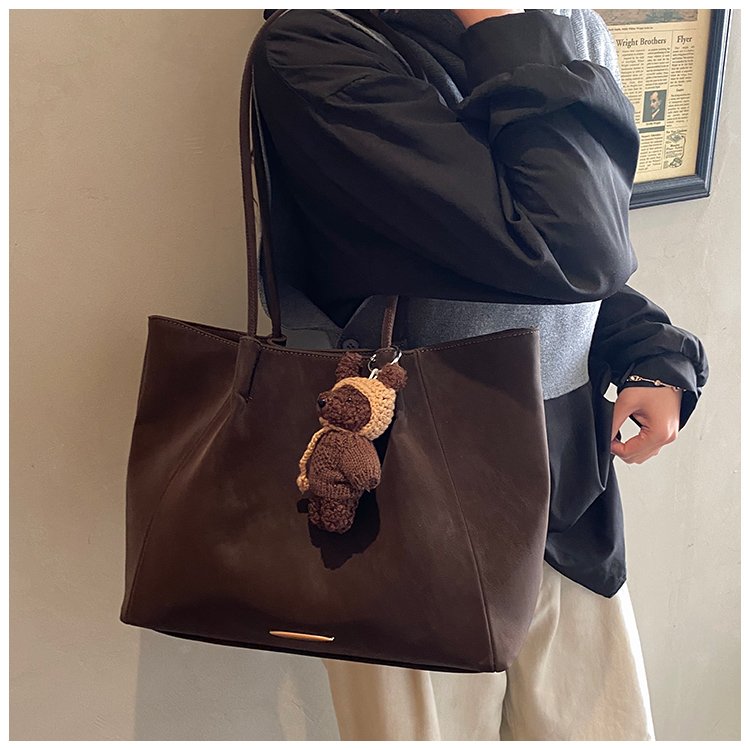 Women's PU Leather Soft Bucket Bag detail 21