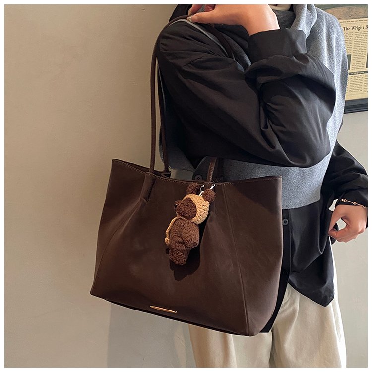Women's PU Leather Soft Bucket Bag detail 22