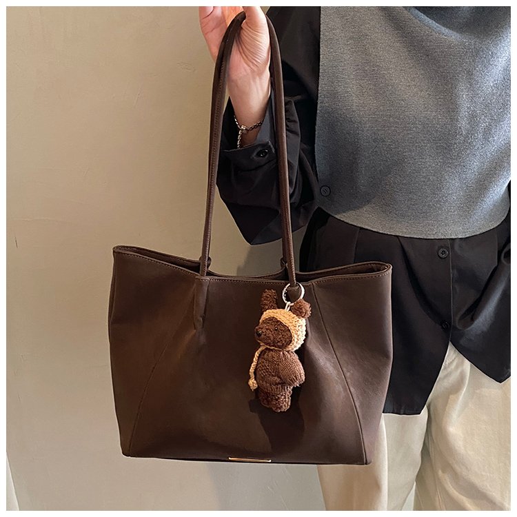 Women's PU Leather Soft Bucket Bag detail 24