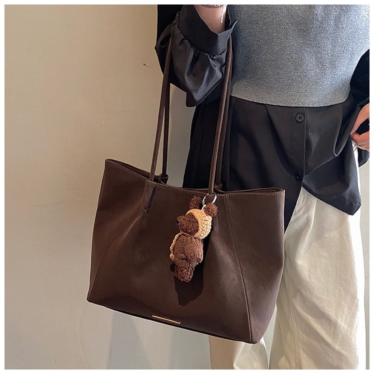 Women's PU Leather Soft Bucket Bag detail 25