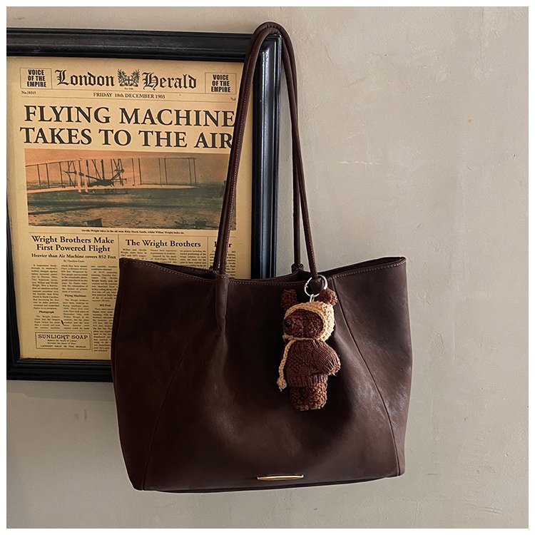 Women's PU Leather Soft Bucket Bag detail 26
