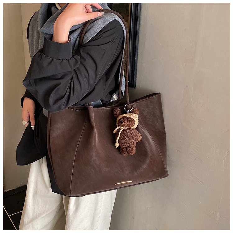 Women's PU Leather Soft Bucket Bag detail 28