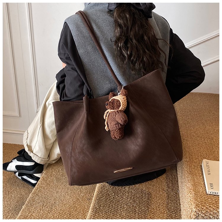 Women's PU Leather Soft Bucket Bag detail 29