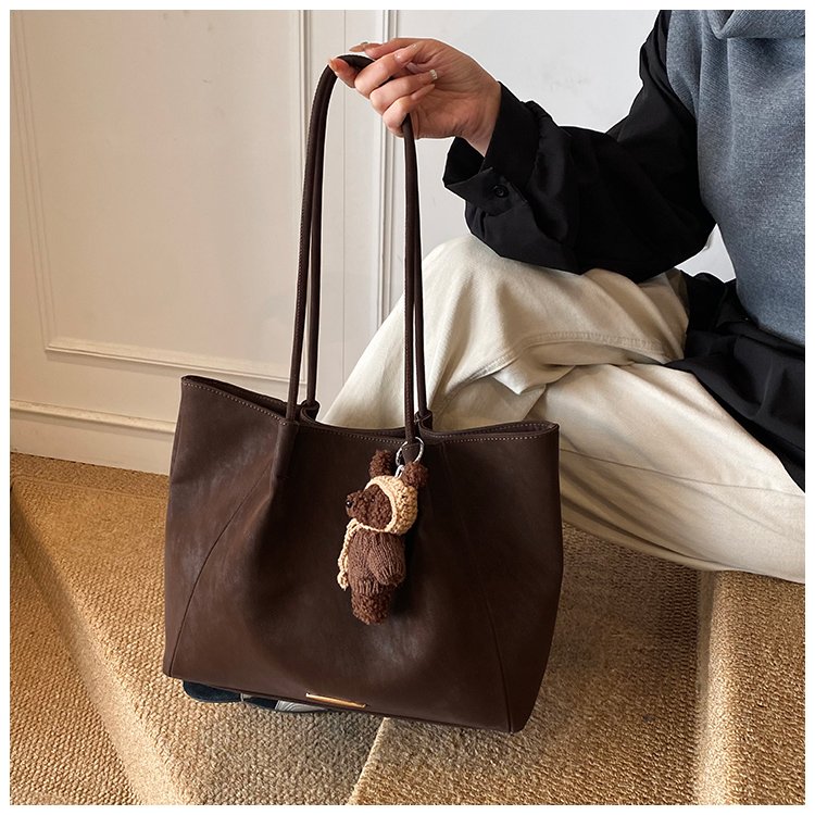 Women's PU Leather Soft Bucket Bag detail 32