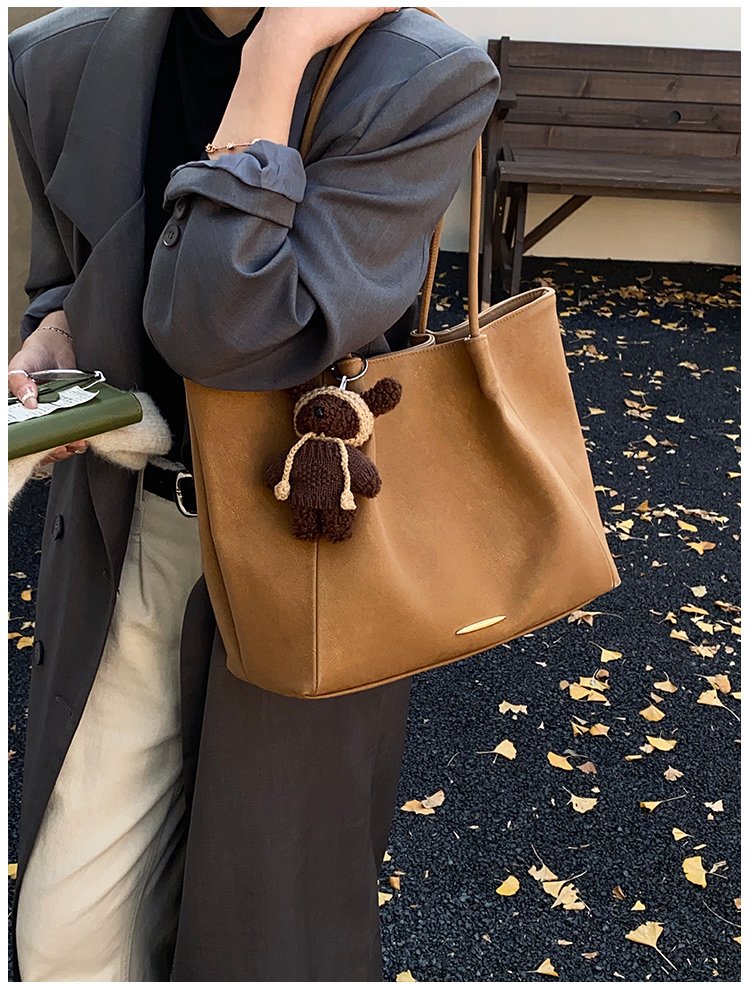 Women's PU Leather Soft Bucket Bag detail 33