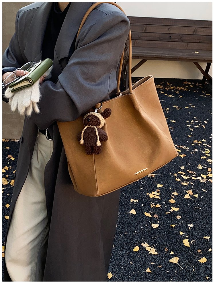 Women's PU Leather Soft Bucket Bag detail 35