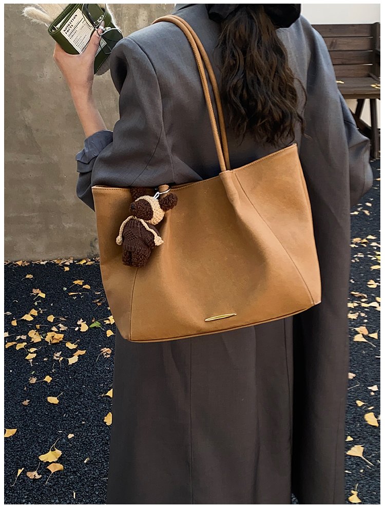 Women's PU Leather Soft Bucket Bag detail 36