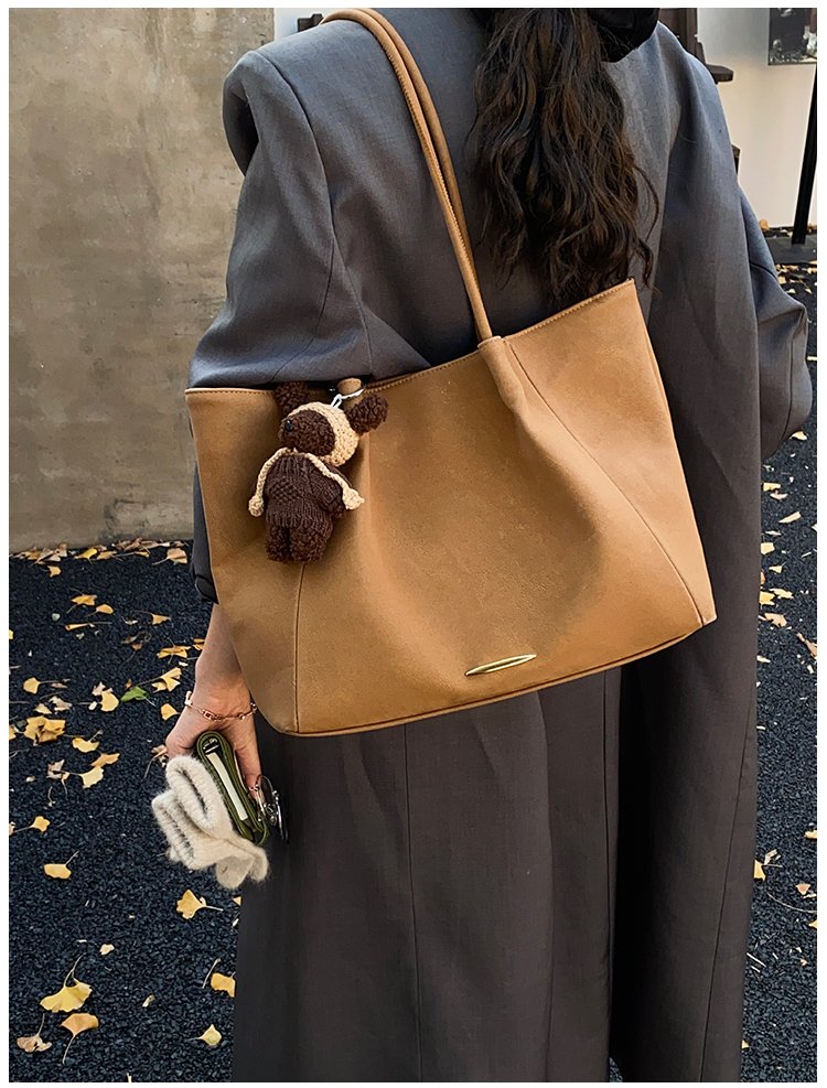 Women's PU Leather Soft Bucket Bag detail 37