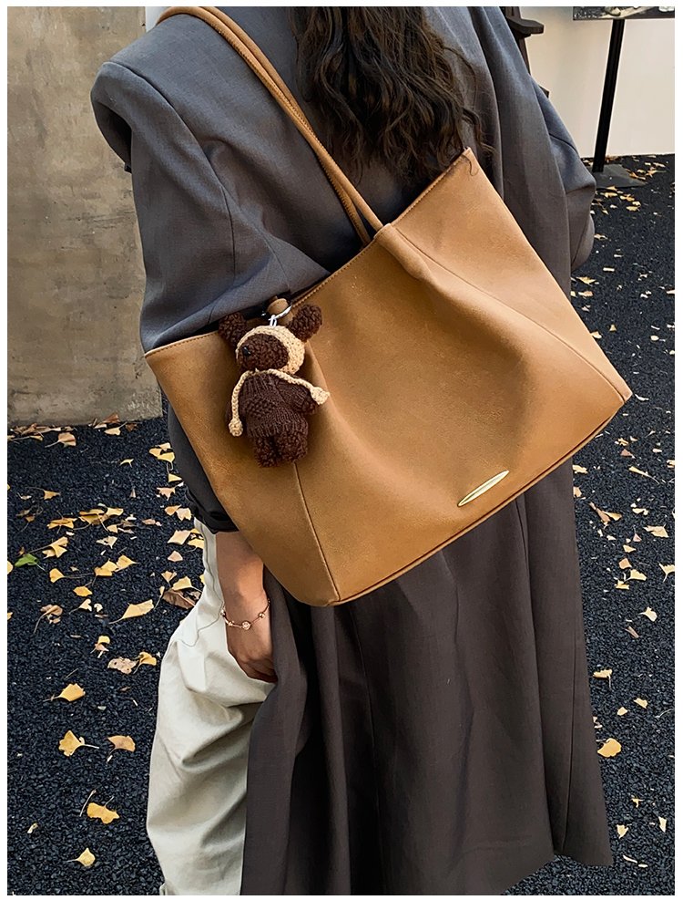 Women's PU Leather Soft Bucket Bag detail 38
