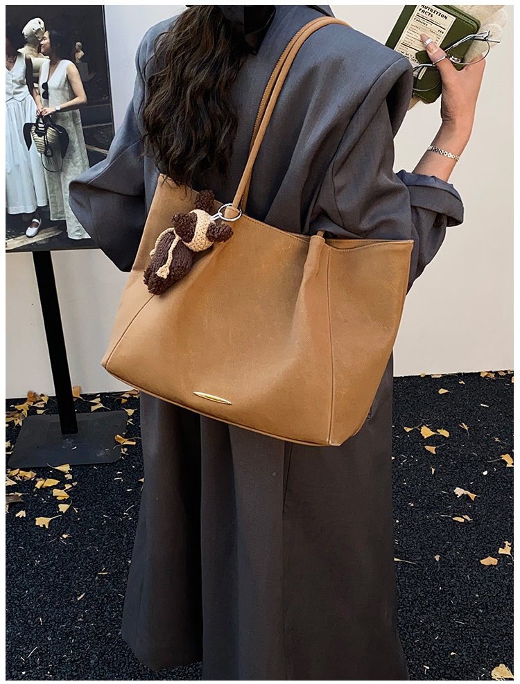 Women's PU Leather Soft Bucket Bag detail 40