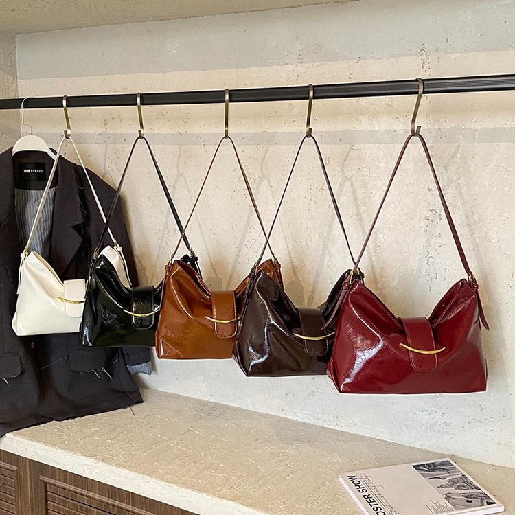 Women's PU Leather Soft Crescent Shoulder Bag view 2